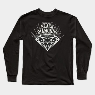 Defunct Fairmont Black Diamonds Baseball Team Long Sleeve T-Shirt